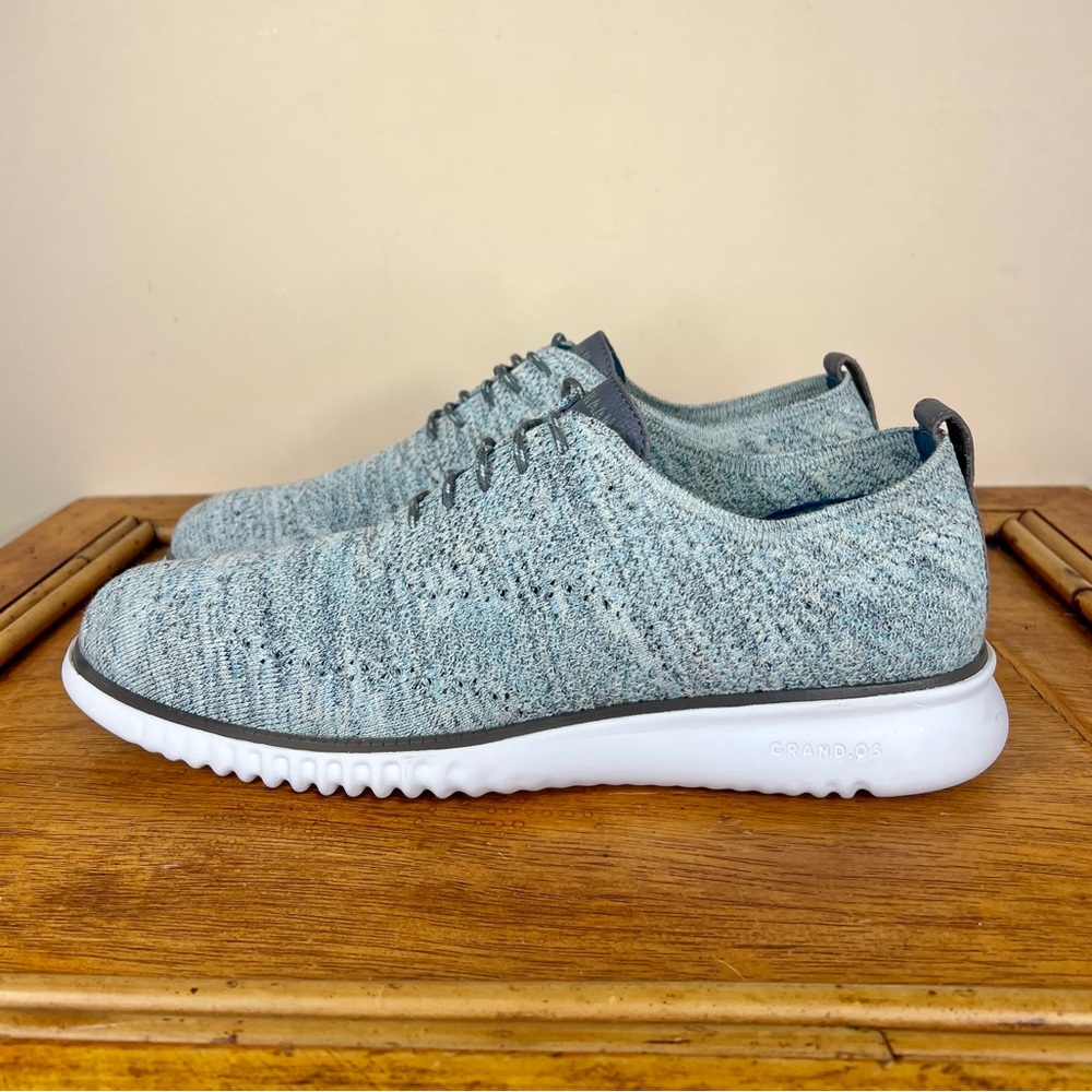 Cole Haan Men’s 2.Zerogrand Stitchlite Sneakers Light Grey / Blue Size 13